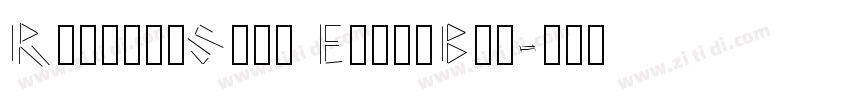 RadiateSans ExtraBol字体转换
